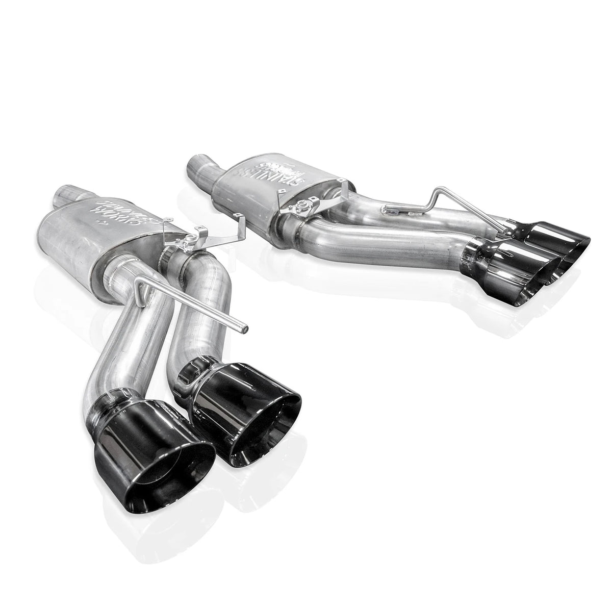 Stainless Works for 2022-2026 Cadillac CT5-V Blackwing Axle Back Exhaust - Black Chrome Tips