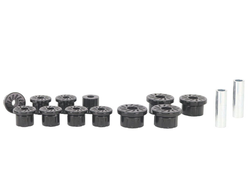 Whiteline W73475 Front Leaf Spring Eye and Shackle Bushings for 1986-1995 Suzuki Samurai