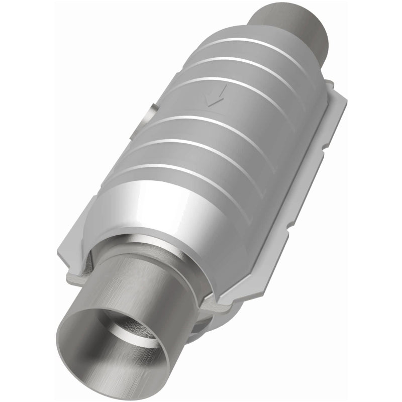MagnaFlow 51354 Conv Univ 2in Inlet/Outlet Center/Center Round 11in Body L x 5.125in W x 15in Overall L - #51354