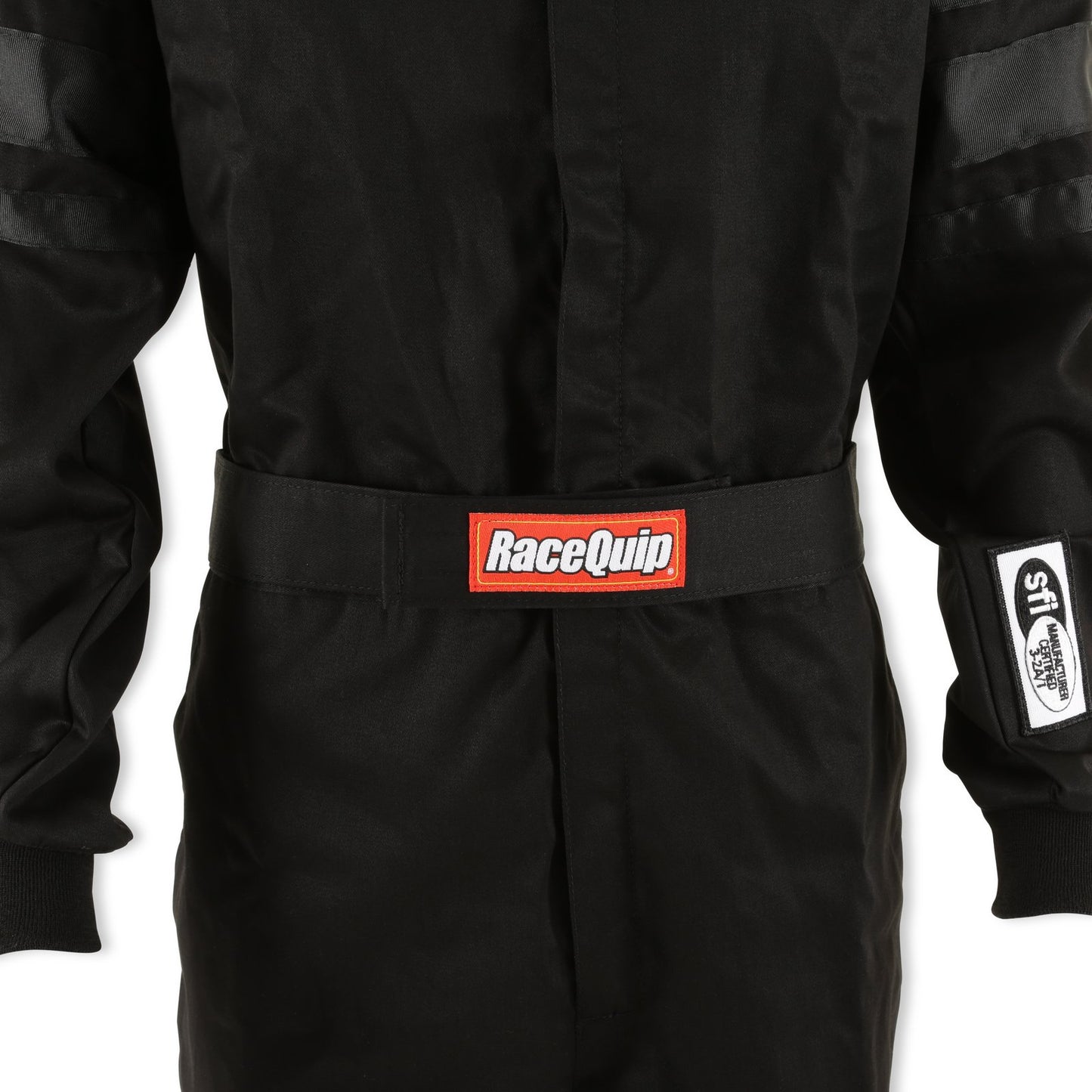 RaceQuip 110005 Black SFI-1 1-Layer Suit - Large