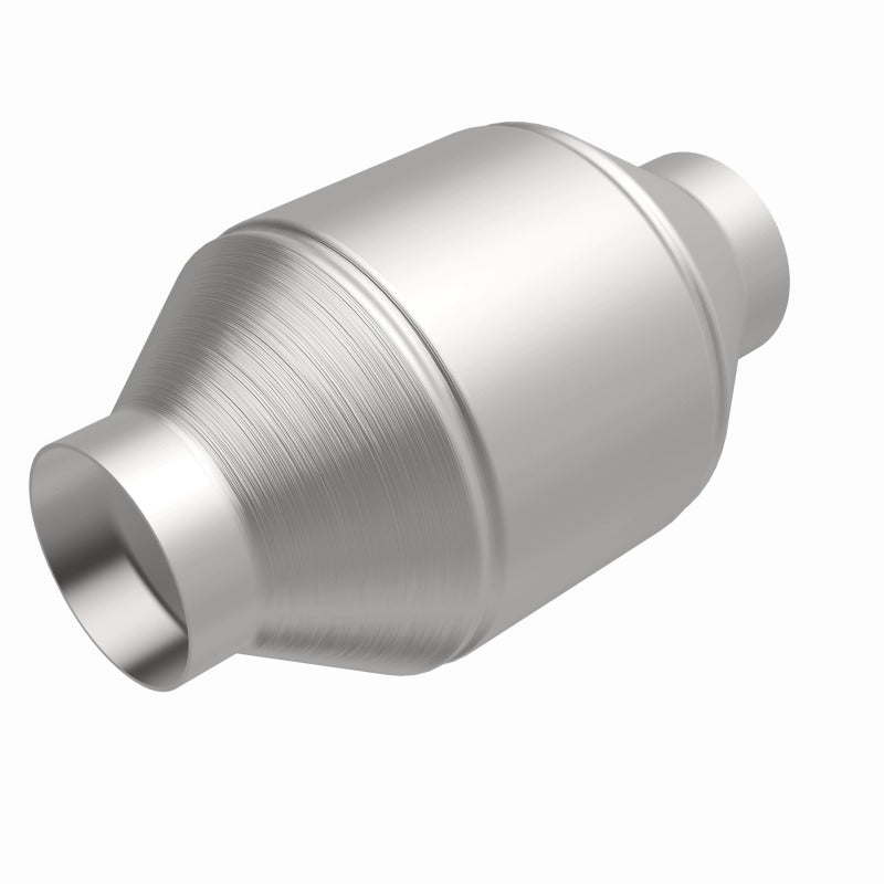 MagnaFlow 51656 Univ Cat Conv 2.5in Inlet/Outlet Center/Center Round 3in Body L x 5in W x 8.75in Overall L - #51656