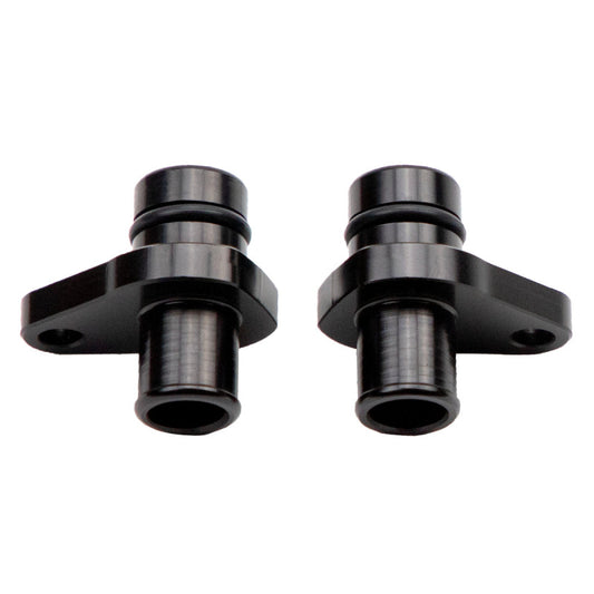 Wehrli Custom Fabrication WCF100189 Crankcase Vent Fitting Kit Black Anodized for 2004.5-2010 Chevrolet Silverado / GMC Sierra 2500 HD / 3500 HD Duramax