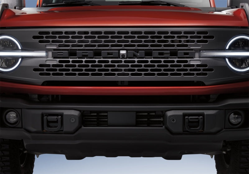 Ford Racing for 2021-2026 Bronco Grille Lettering Overlay Kit - Black