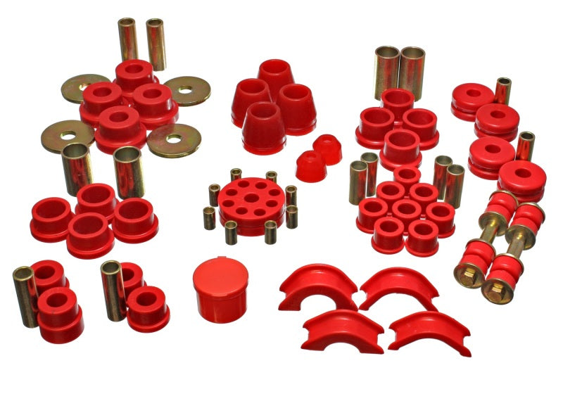 Energy Suspension for 70-70 Nissan 240Z Red Hyper-Flex Bushing Set 7.18101R