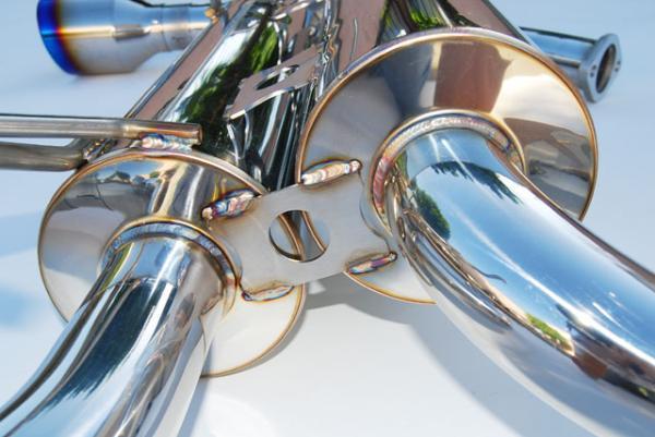 Invidia HS03IG3GID 03-07 Infiniti G35 Coupe Gemini Rolled Titanium tip Cat-back Exhaust