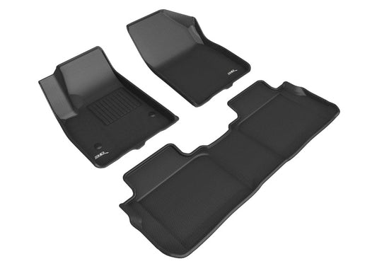 3D MAXpider Kagu Front & Rear Floor Mats for 2018-2024 GMC Terrain