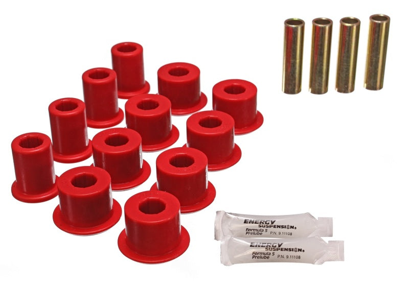 Energy Suspension for 95-97 Tacoma Red Rear Leaf Spring Shackle Bush 8.2108R