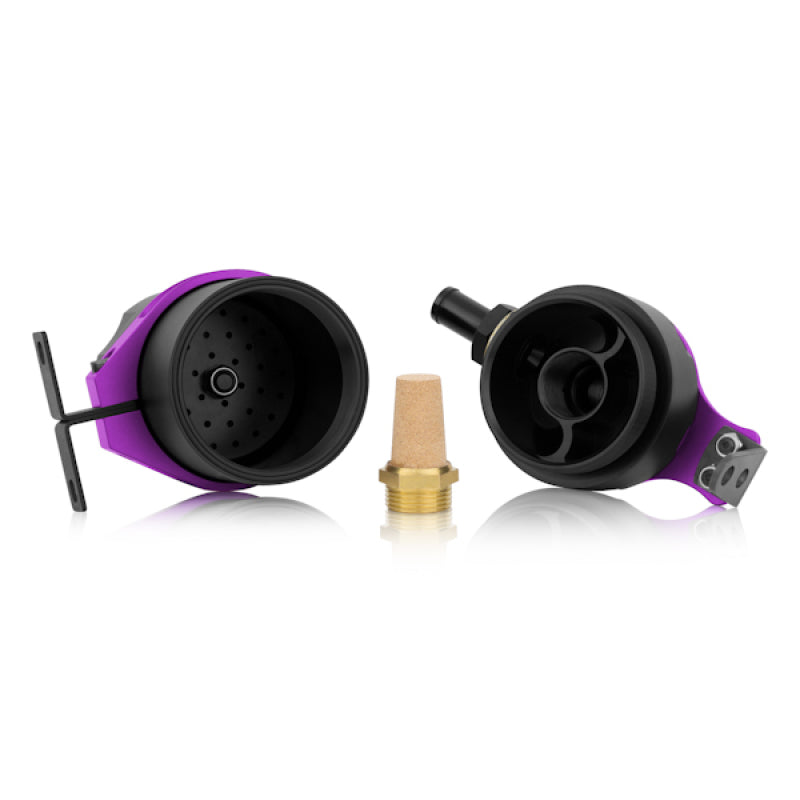 Mishimoto Universal Baffled Oil Catch Can - Purple - #MMBCC-UNI-PR