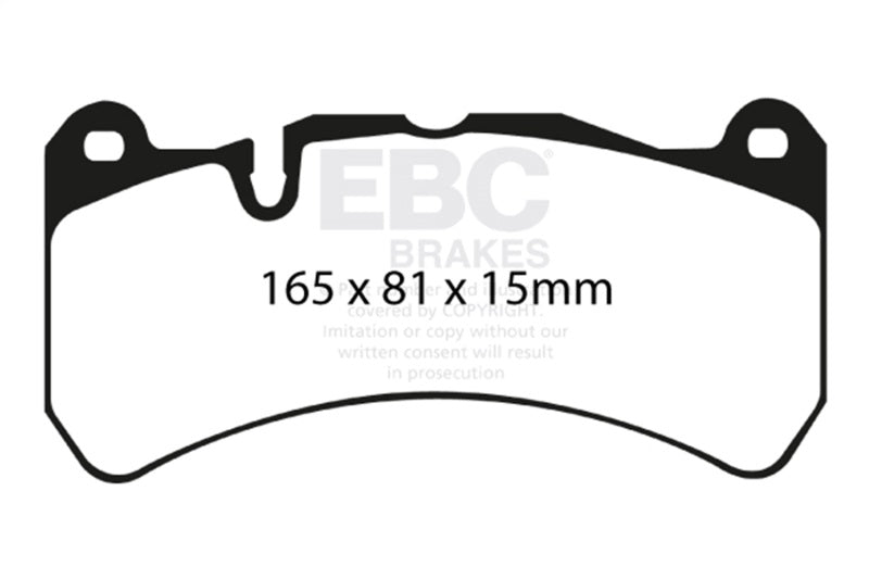 EBC Racing 07-08 Ferrari 430 Scuderia 4.3L RP-X Front Brake Pads DP81591RPX