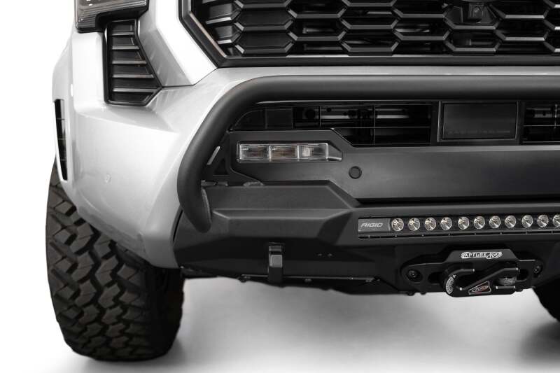 Addictive Desert Designs for 2024+ Toyota Tacoma Stealth Center Mount Winch Front Bumper w/ Top Hoop