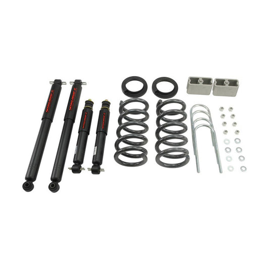 Belltech Lowering Kit with ND2 Shocks 3in R for 1982-2003 GM S10/Sonoma/S15