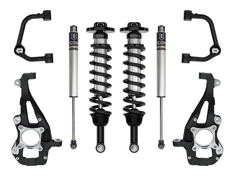 21-23 Ford F150 Tremor 4WD 3.5-4.5in Stage 4 Suspension Sys Tubular UCA / Leaf Pack