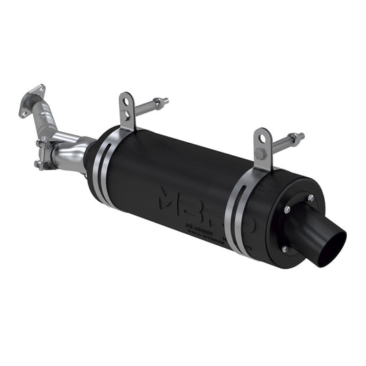 MBRP KVF 750 Brute Force Slip-On Combination Exhaust w/Sport Muffler