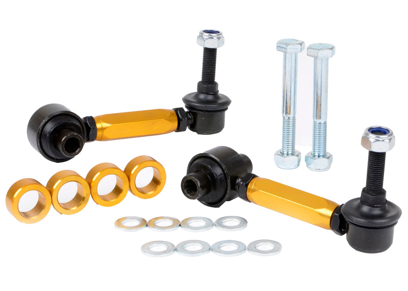 Whiteline KLC200 Rear Sway Bar Link Assembly Pair for 2010-2025 Subaru Outback, 2008-2018 Subaru Forester, 2013-2015 Subaru XV Crosstrek and More