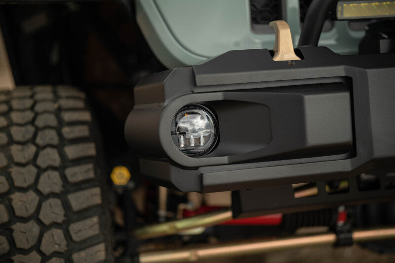 Dv8 18+ Jeep Wrangler JL / 20+ Jeep Gladiator JT OE Plus Front Bumper - #FBJL-13