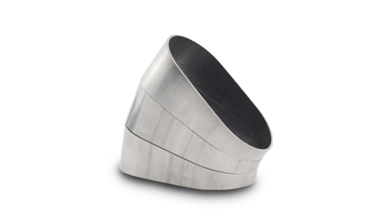 Vibrant Horizontal 304 SS Oval Pie Cuts 4.0in OD Tight 45 Degree Elbow - Bag of