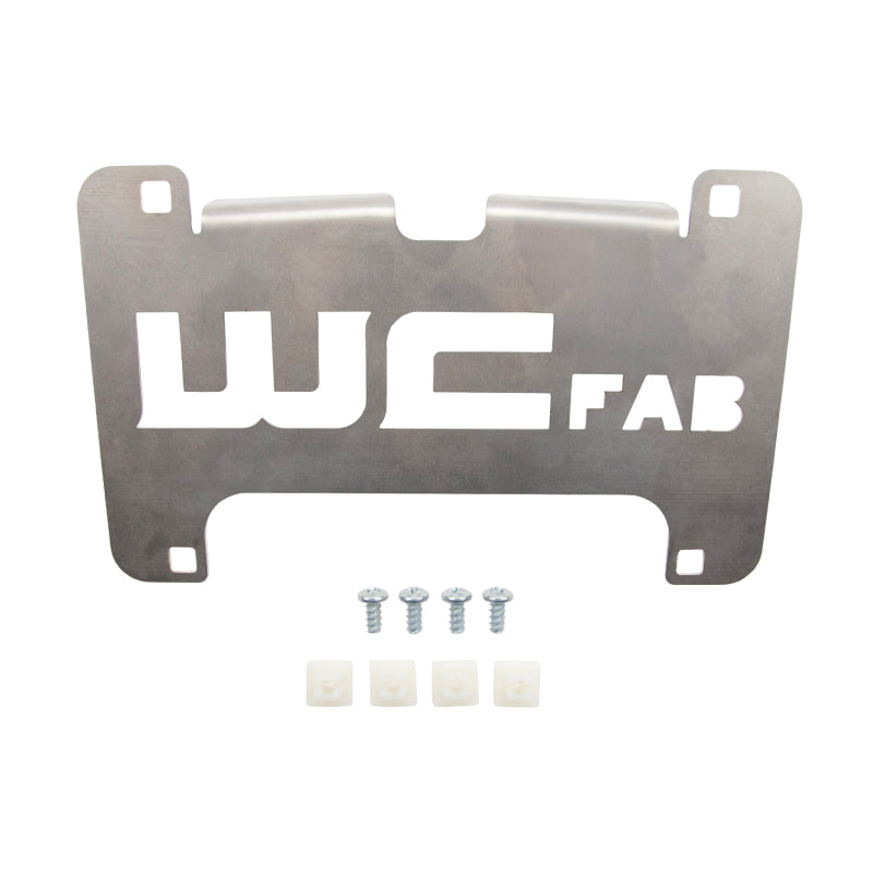 Wehrli Custom Fabrication WCF100156 Lower Valance Filler Panel License Plate Mount Bracket for 2015-2019 Chevrolet Silverado 2500 HD / 3500 HD