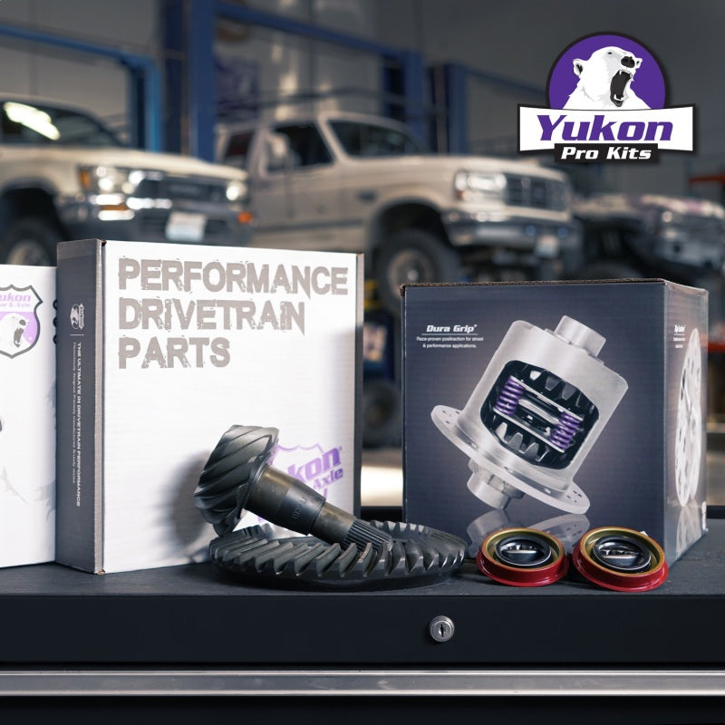 Yukon Gear & Axle YGK2016 8.6in for GM 3.42 Rear Ring & Pinion Install Kit 30 Spline Positraction Axle Bearings and Seals