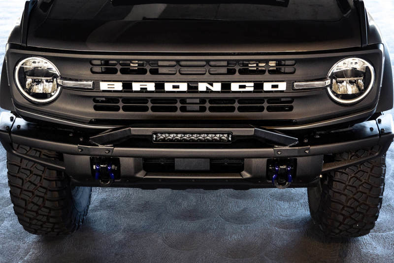 DV8 Offroad 21-22 Ford Bronco Factory Modular Front Bumper Bull Bar - #LBBR-04