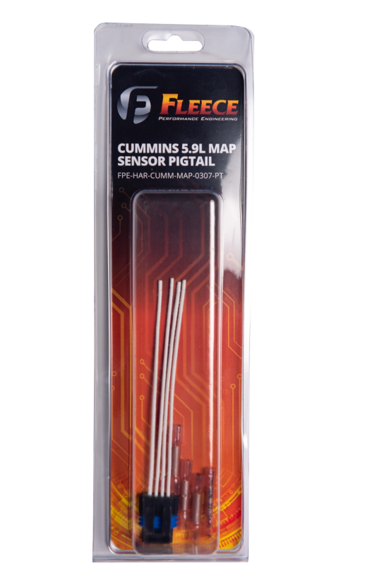 Fleece Performance FPE-HAR-CUMM-MAP-0307-PT for 03-07 Dodge 2500/3500 Cummins 5.9L MAP Sensor Pigtail