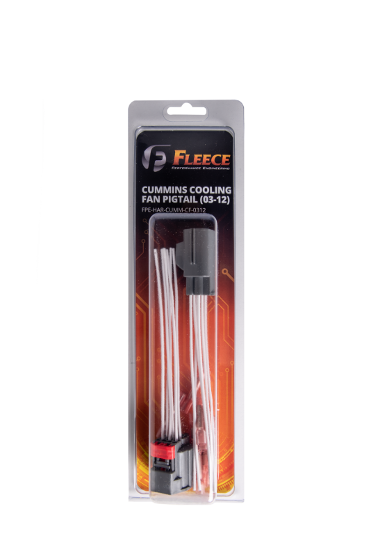 Fleece Performance FPE-HAR-CUMM-CF-0312 for 03-12 Dodge 2500/3500 Cummins Cooling Fan Pigtail