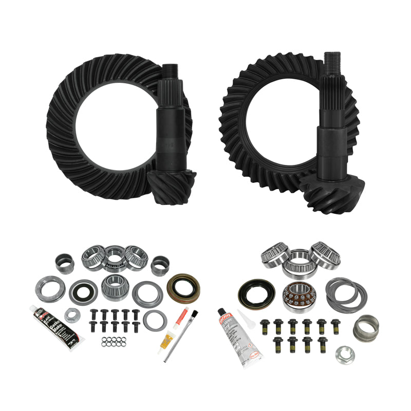 Yukon Gear & Axle YGK080 Gear & Install Kit Package for 18-22 Jeep JL (Non-Rubicon) D30 Front/D44 Rear 5.13 Ratio