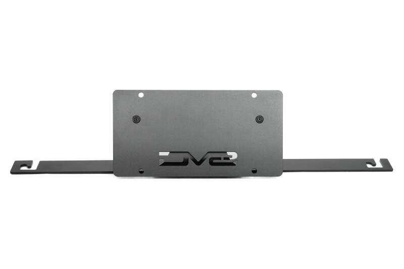 DV8 Offroad 2021 Ford Bronco Capable Bumper Slanted Front License Plate Mount - #LPBR-05