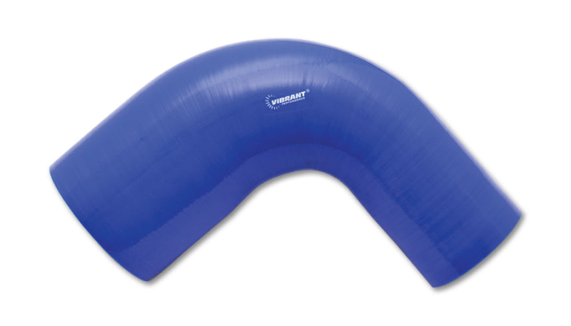 Vibrant 4 Ply Reinforced Silicone 90 degree Transition Elbow 2in ID x 2.5in
