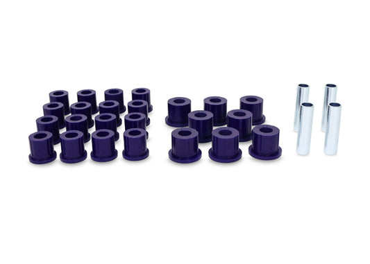 SuperPro Front and Rear Leaf Spring Bushing Kit