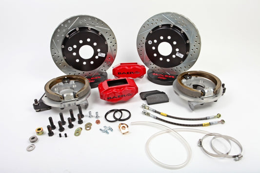 Baer Brakes 58-64 Chevrolet Biscayne 13in SS4+ Rear SDZ Brake Kit - Black