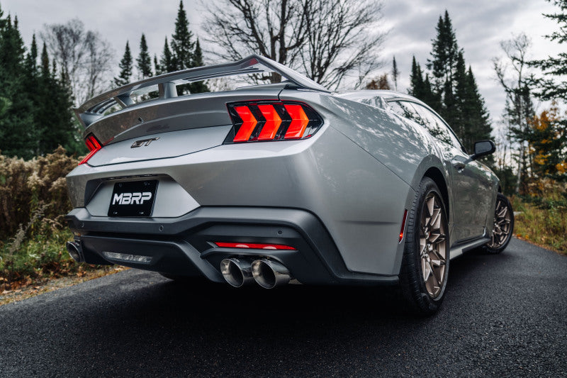 MBRP Mustang GT Armor Lite 3in Steet Profile Catback Exhaust - SS Tips