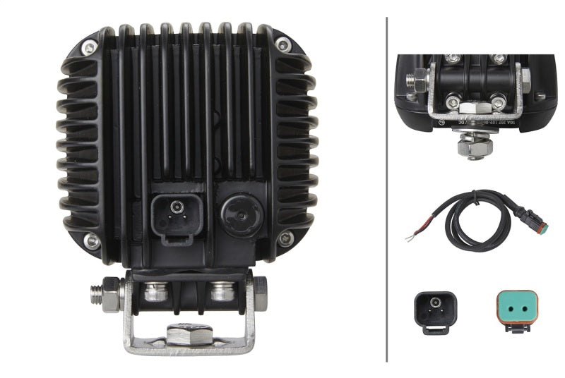 HELLA 357109002 ValueFit S3000 LED Work Light Close Range