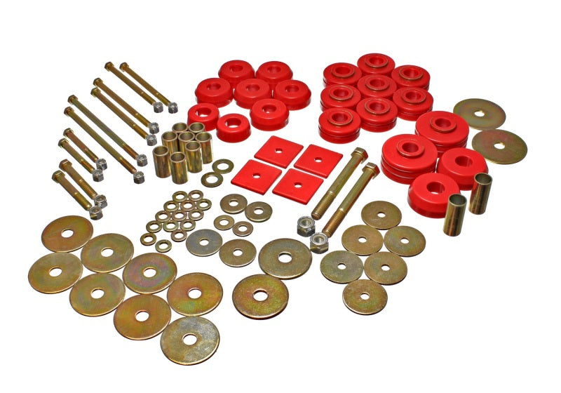 Energy Suspension for 67-72 Denali XL/Suburban Red Body Mount Set 3.4149R