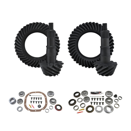 Yukon Gear & Axle YGK111 Gear & Install Kit Package for 2000-2008 Ford F150 8.8in Front & Rear 3.73 Ratio