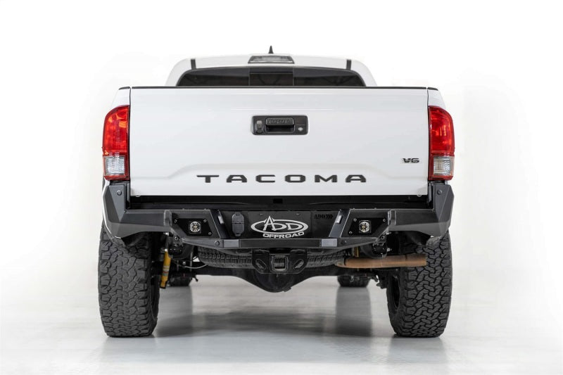 Addictive Desert Designs for 16-19 Toyota Tacoma Stealth Fighter Rear Bumper w/ Backup Sensor Cutouts