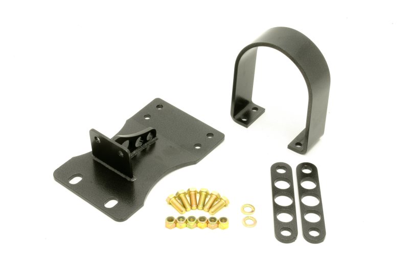 BMR 2010-2015 5th Gen Camaro V8 Manual/V6 Auto Front Driveshaft Safety Loop - Black Hammertone
