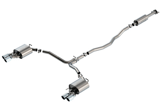 Borla 140823 18-20 Toyota Camry XSE Cat Back S-Type Exhaust 3.5in Tip Dual Split Rear Exit - #140823