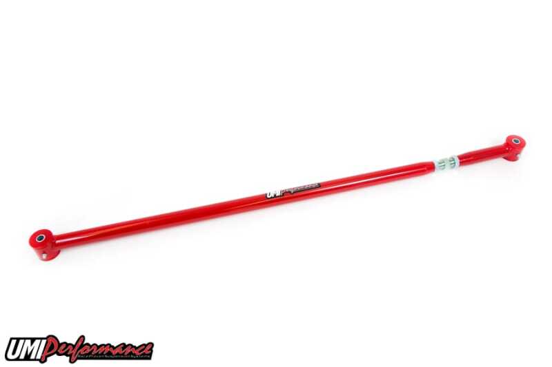 UMI Performance 1044-R On-Car Adjustable Panhard Bar Polyurethane Bushings Red