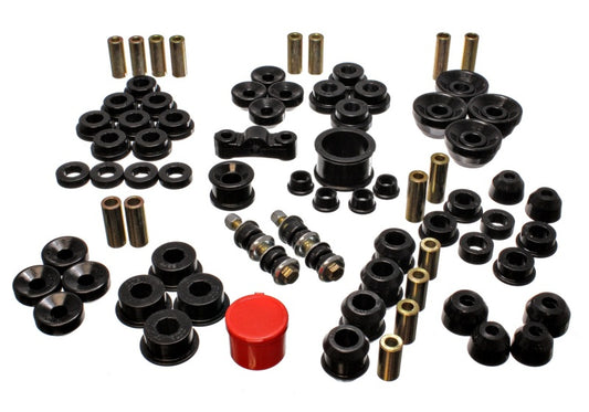 Energy Suspension for 1990-1993 Integra Black Hyper-Flex Bushing Set 16.18104G