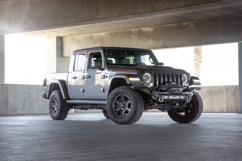 DV8 Offroad 07-18 Jeep Wrangler JK / 18-23 Wrangler JL / 20-23 Gladiator JT MTO Series Front Bumper - #FBJL-12