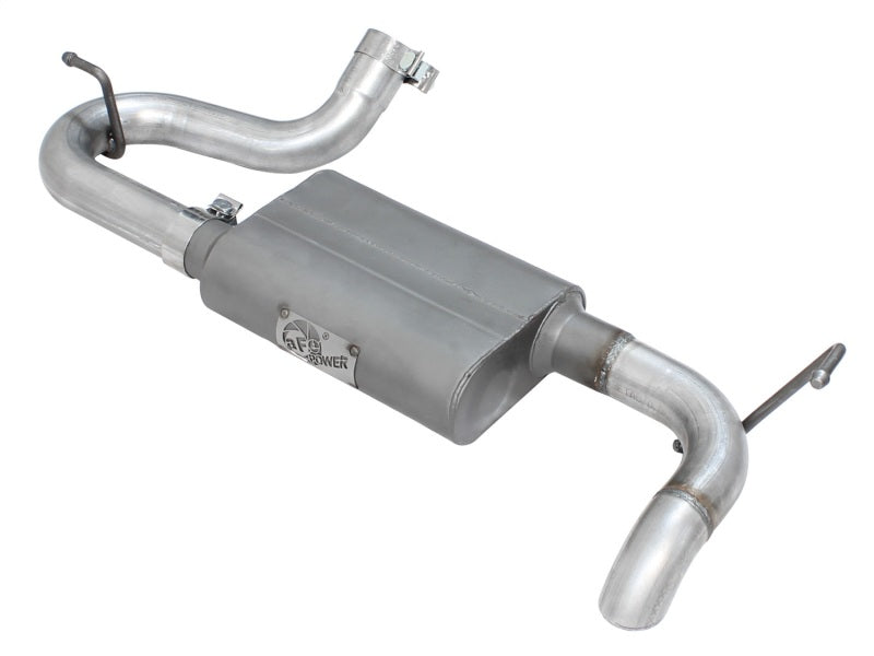 aFe Scorpion Exhaust System Axle Back Aluminized Hi-Tuck 07-17 Jeep Wrangler JK V6 3.6/3.8L - #49-08046