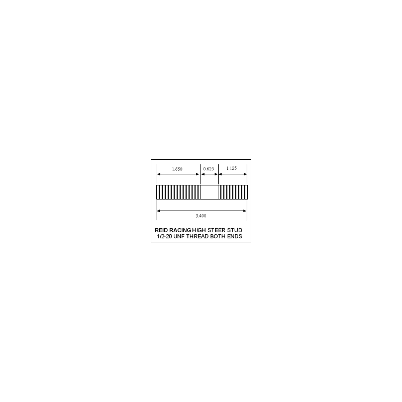 Artec Industries RR-D60112 Dana 60 ARP High Steer Stud Single