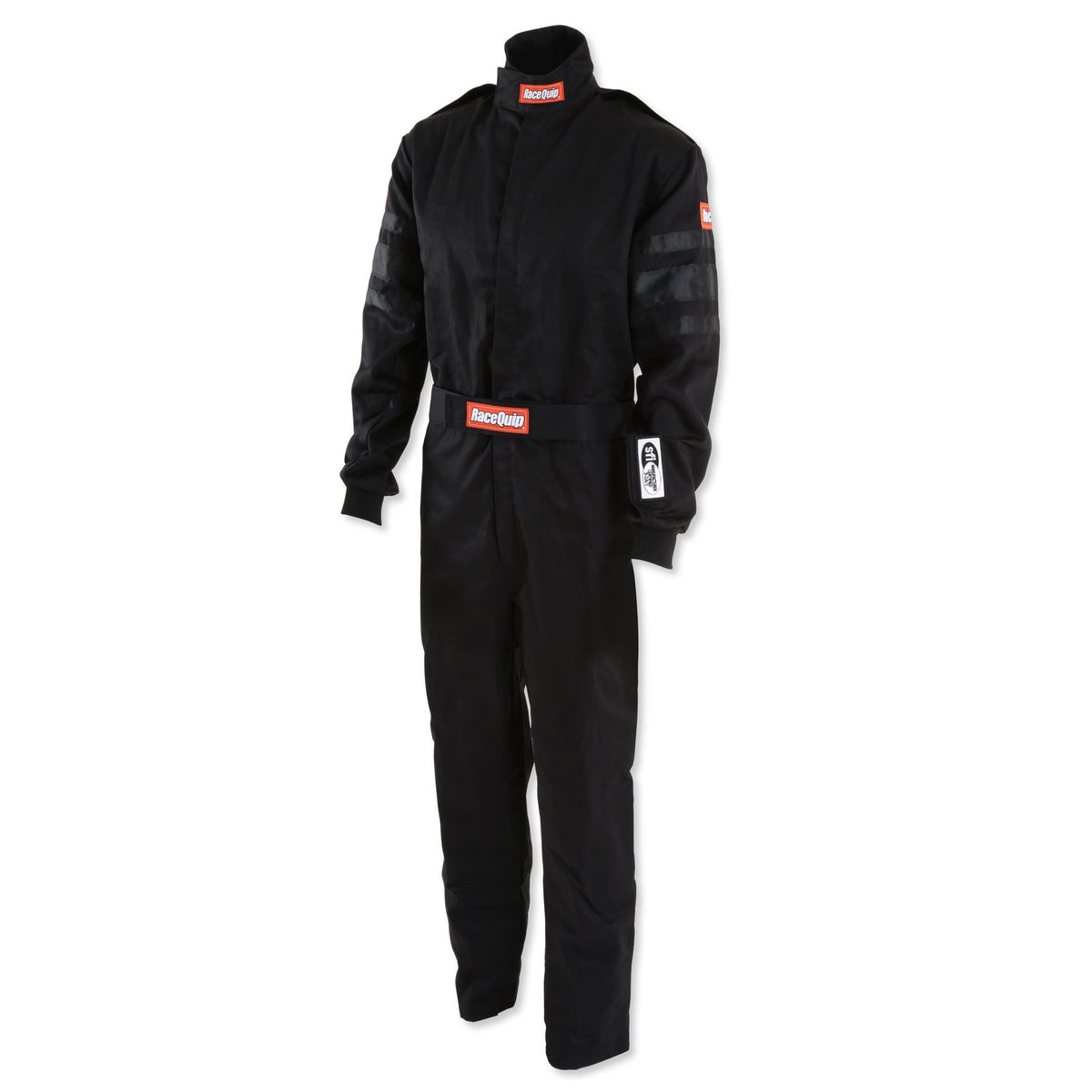 RaceQuip 110003 Black SFI-1 1-Layer Suit - Medium