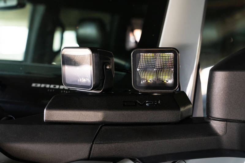 DV8 21-22 Ford Bronco A-Pillar Pod Light Mounts - #LBBR-02