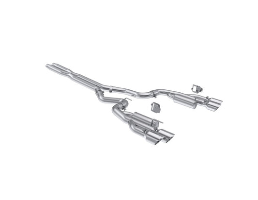 MBRP 2024+ Ford Mustang 5.0L Alum. SS 3in Cat-Back Dual Split Exhaust