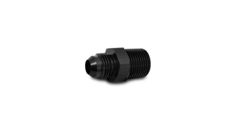 Vibrant -10AN to 3/8in NPT Straight Adapter Fitting - Aluminum