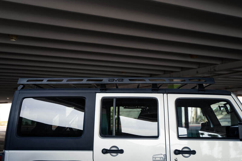 DV8 Offroad 07-18 Jeep Wrangler JK Full-Length Roof Rack - #RRJK-03