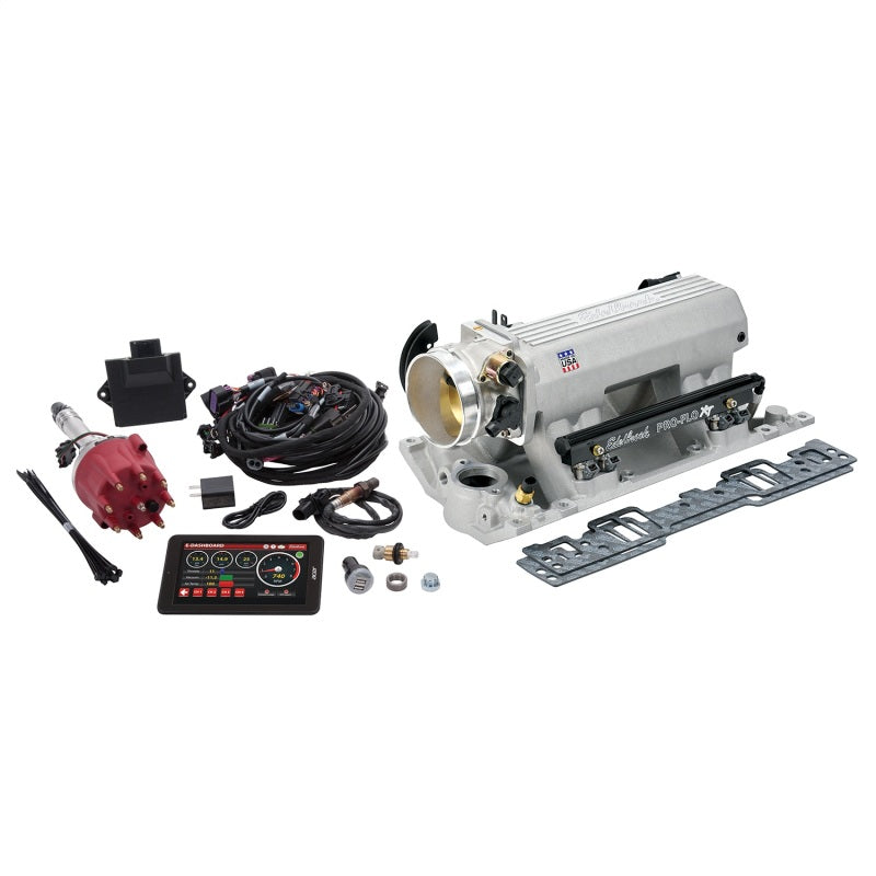 Edelbrock 35820 Pro Flo 4 XT EFI System Sequential Port SBC Vortec/E-Tec 550 Max HP 29lb/hr Satin