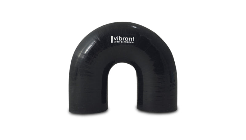 Vibrant 4 Ply Reinforced Silicone Elbow Connector - 1in ID x 5.875in Leg 180