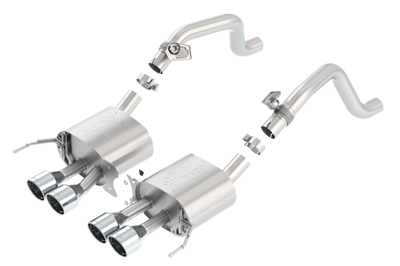 Borla 11863 Axle-Back Exhaust System ATAK for 2014-2019 Chevrolet Corvette Stingray